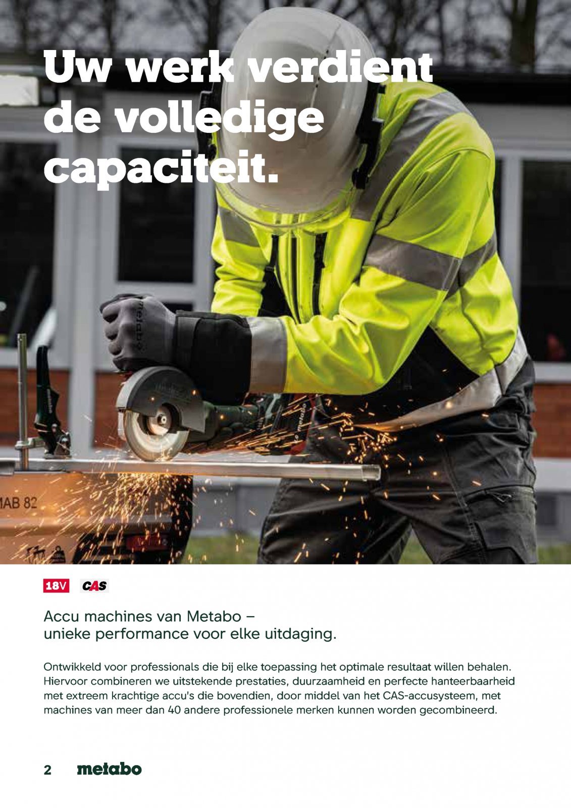 Catalogue des offres de Metabo du May  1, 2025 au Aug 31, 2025 - Metabo folder tot 31.08.2025