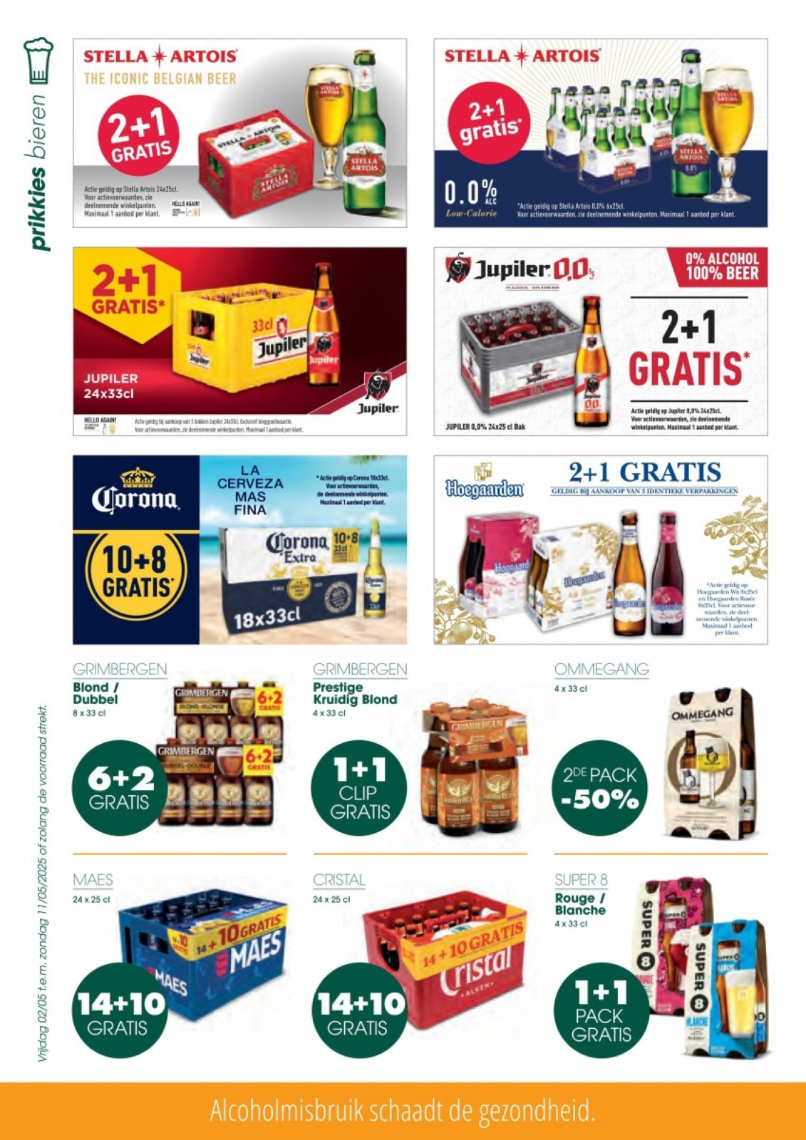 Catalogue des offres de Prik&Tik du May  2, 2025 au May 11, 2025 - Prik&Tik folder tot 11.05.2025