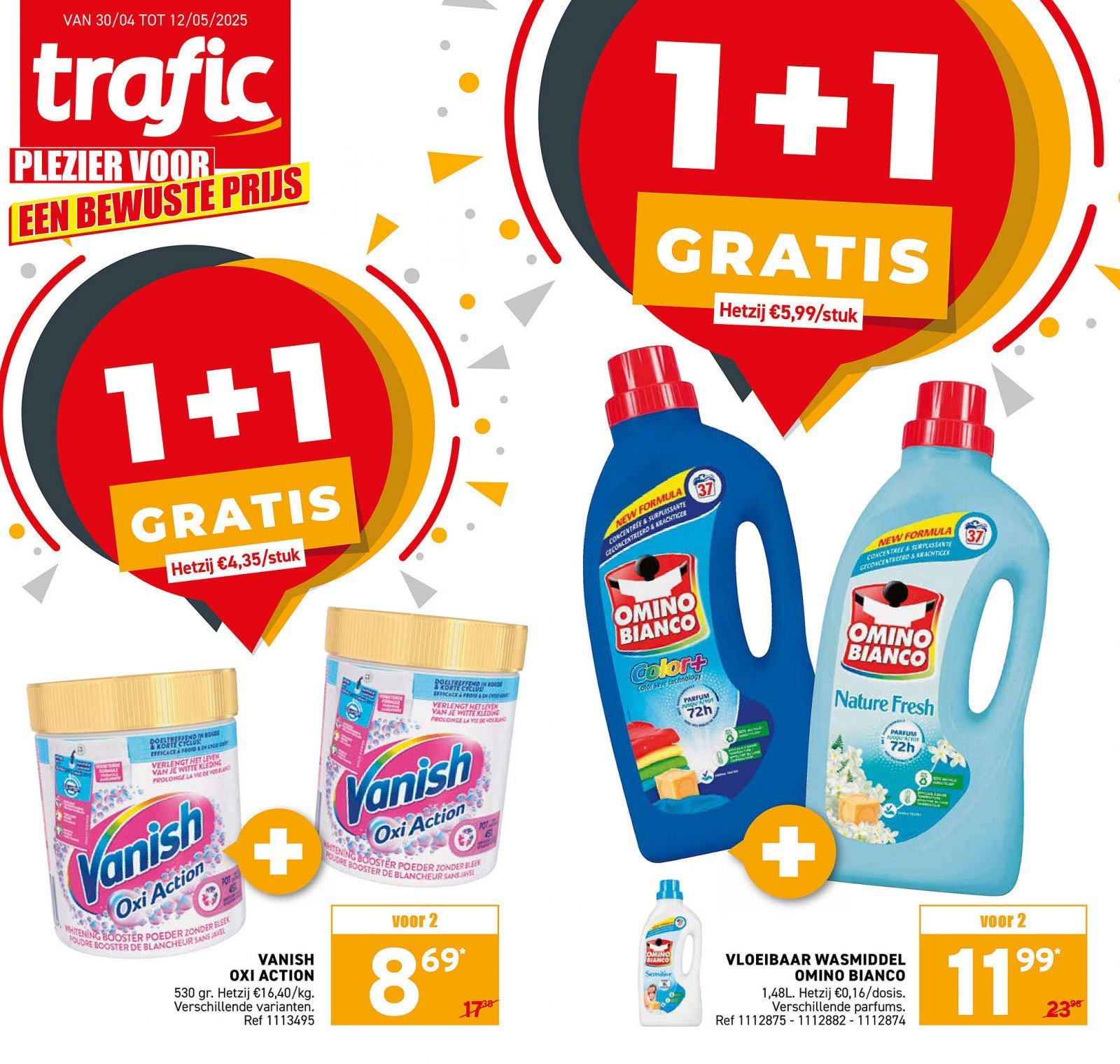 Catalogue des offres de Trafic du Apr 30, 2025 au May 12, 2025 - Trafic folder tot 12.05.2025
